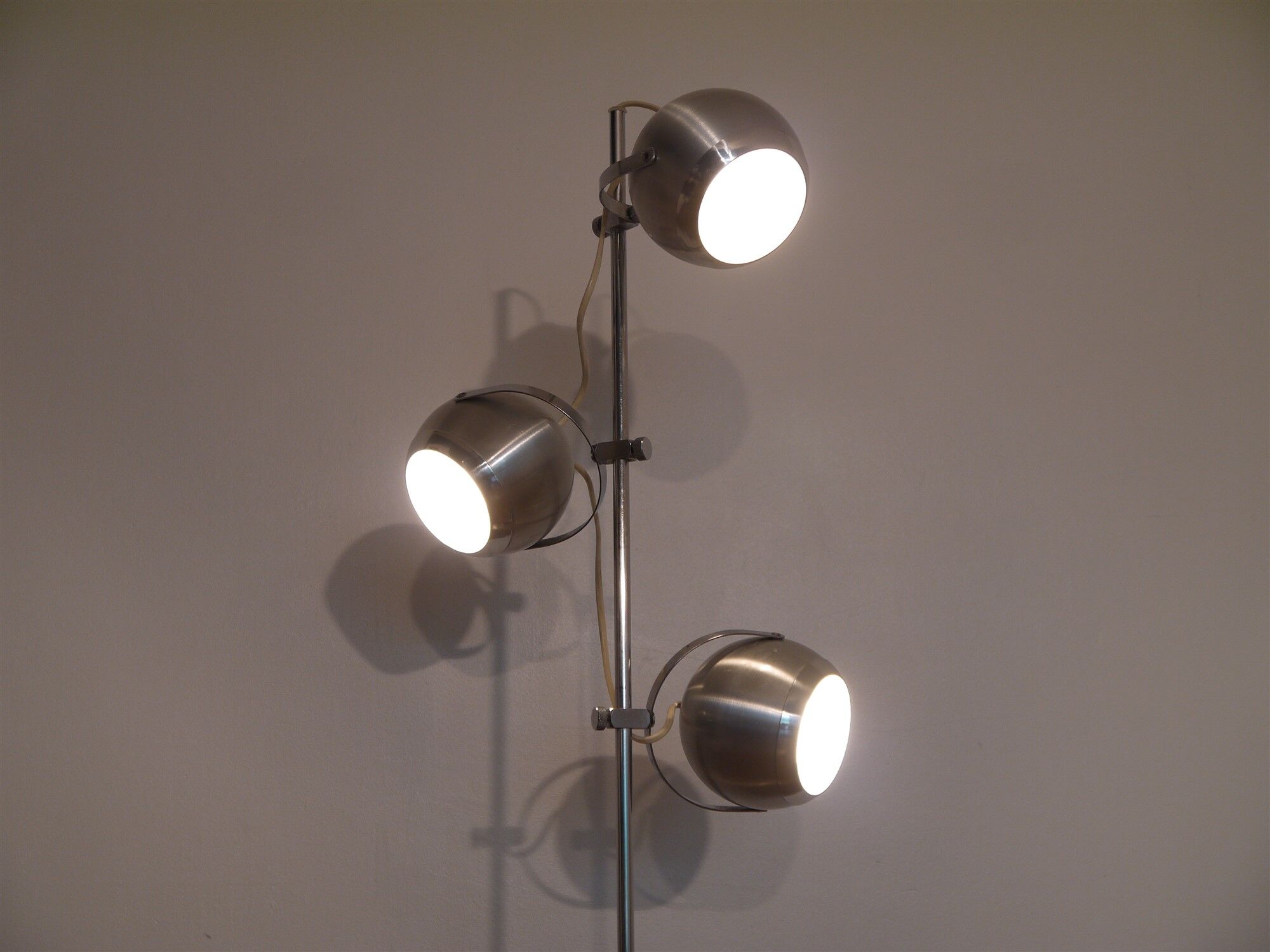 Vintage lamppost 1970 "eyeball" 3 spots
