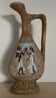 Vase cruche motifs Égyptiens vintage