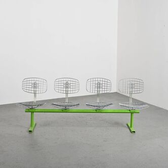 Michel Cadestin : Banc Beaubourg à 4 assises 1974