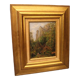 Oil painting on panel Ruggiero animated orientalist landscape Orientalism