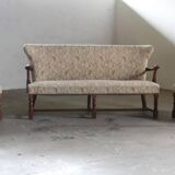 Vintage Danish Art Deco Sofa in Oak - 1940s