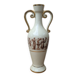 Vase ancien en forme d'amphore, décor antique