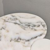 Pair of tables "Eros" by Angelo Mangiarotti for Skipper