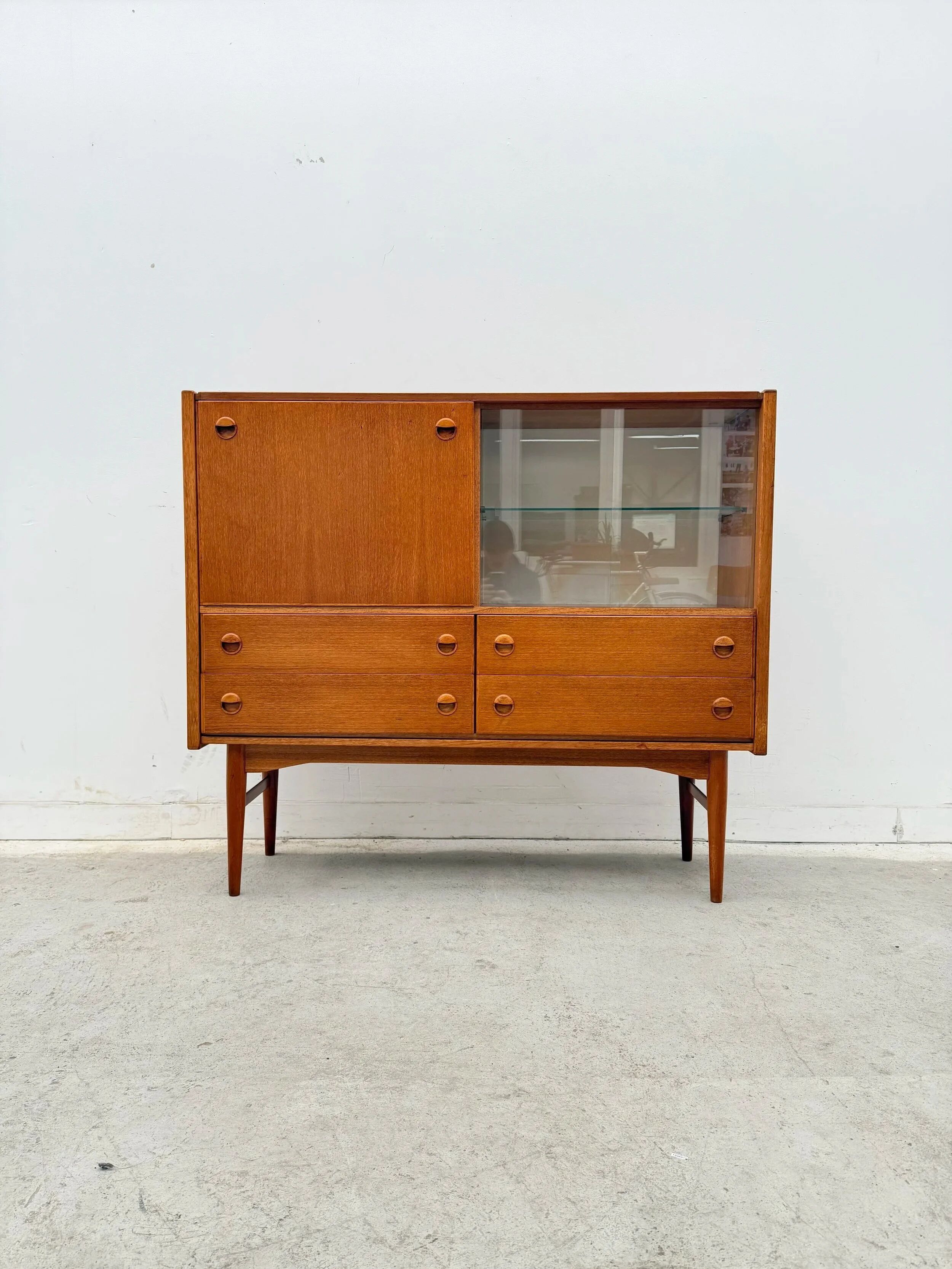 Scandinavian style bar cabinet in teak, 1970.