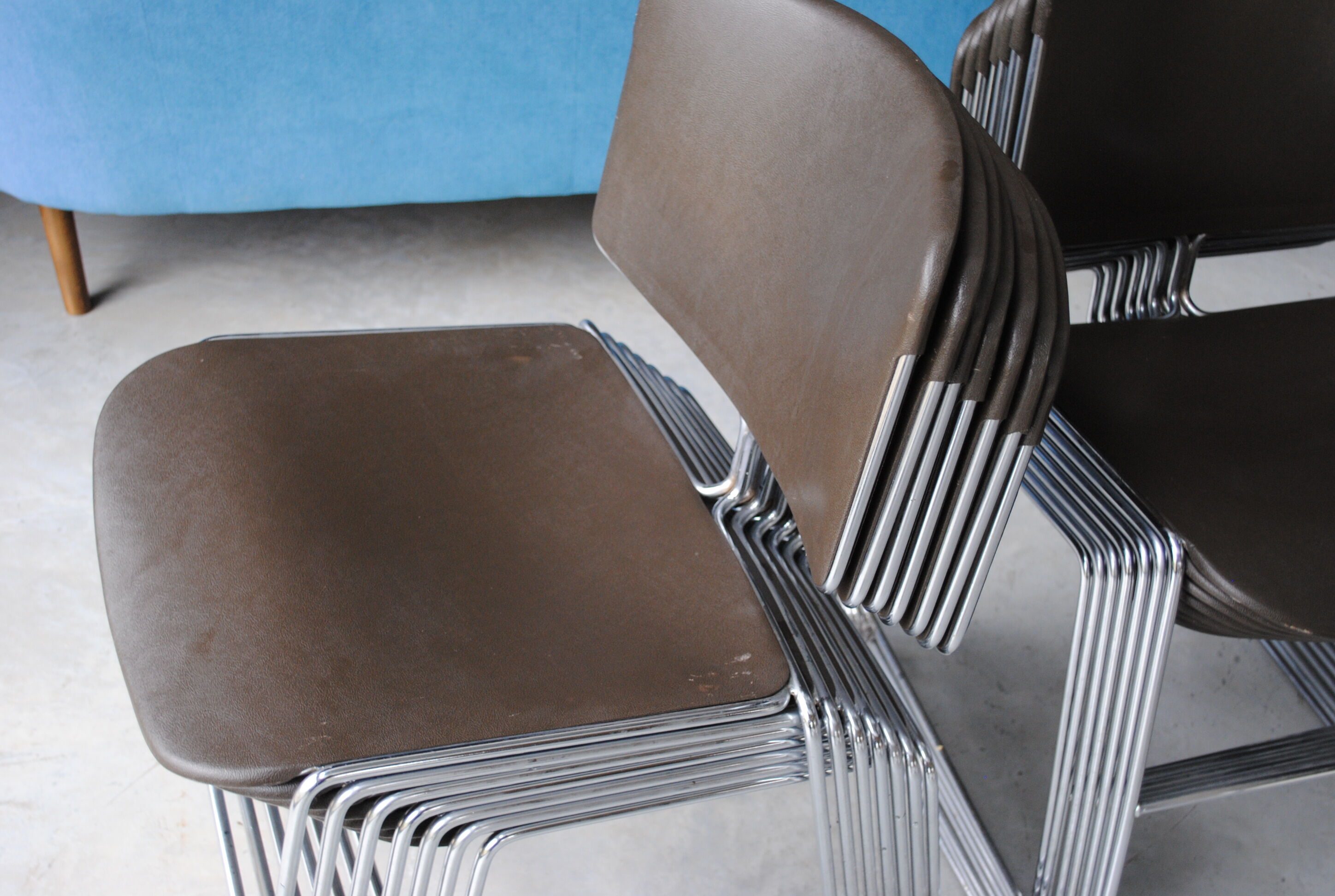 Set of 12 Max Stacker chairs