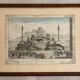 French engraving XVIII coloured – Paris 1782