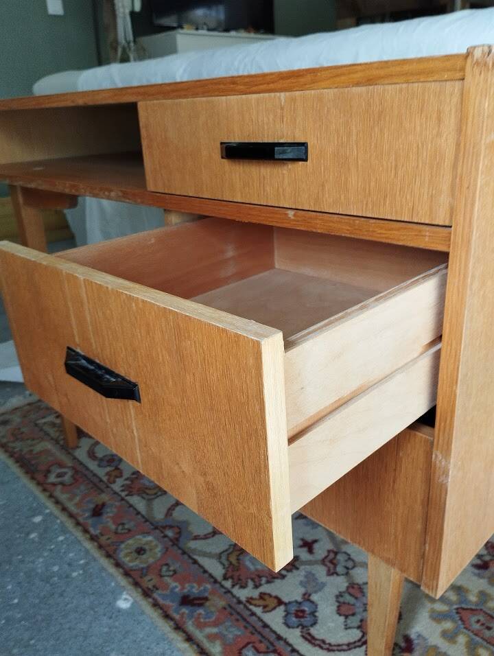 Geometric desk vintage design 1950s