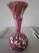 Speckled blown vase by Briot