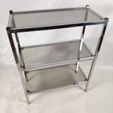 Chrome and glass shelf