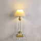 Elegant column lamp signed "Le Dauphin" vintage 70s/80s.