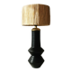 Lampe en ceramique noir