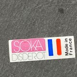 Pair of UFO Art Deco style desk or table lamps by Disderot for Soka, France 1970s