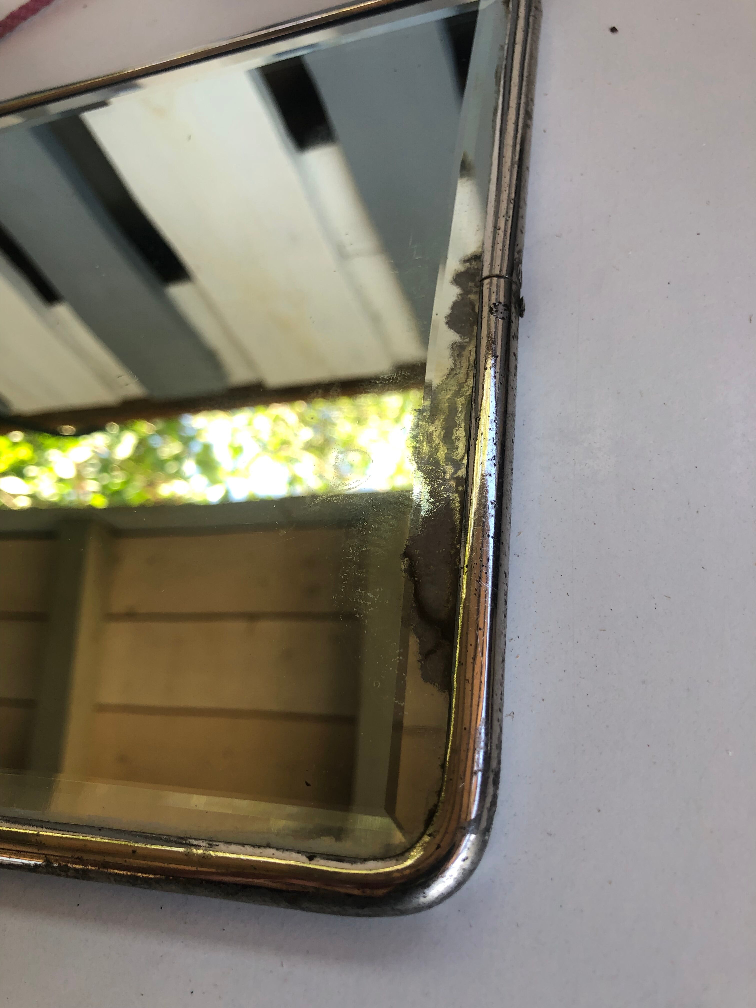 Barber mirror 21 x 28 cm