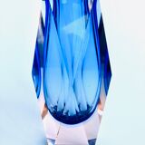 Vase Sommerso Murano design Luigi Mandruzzato, 60s