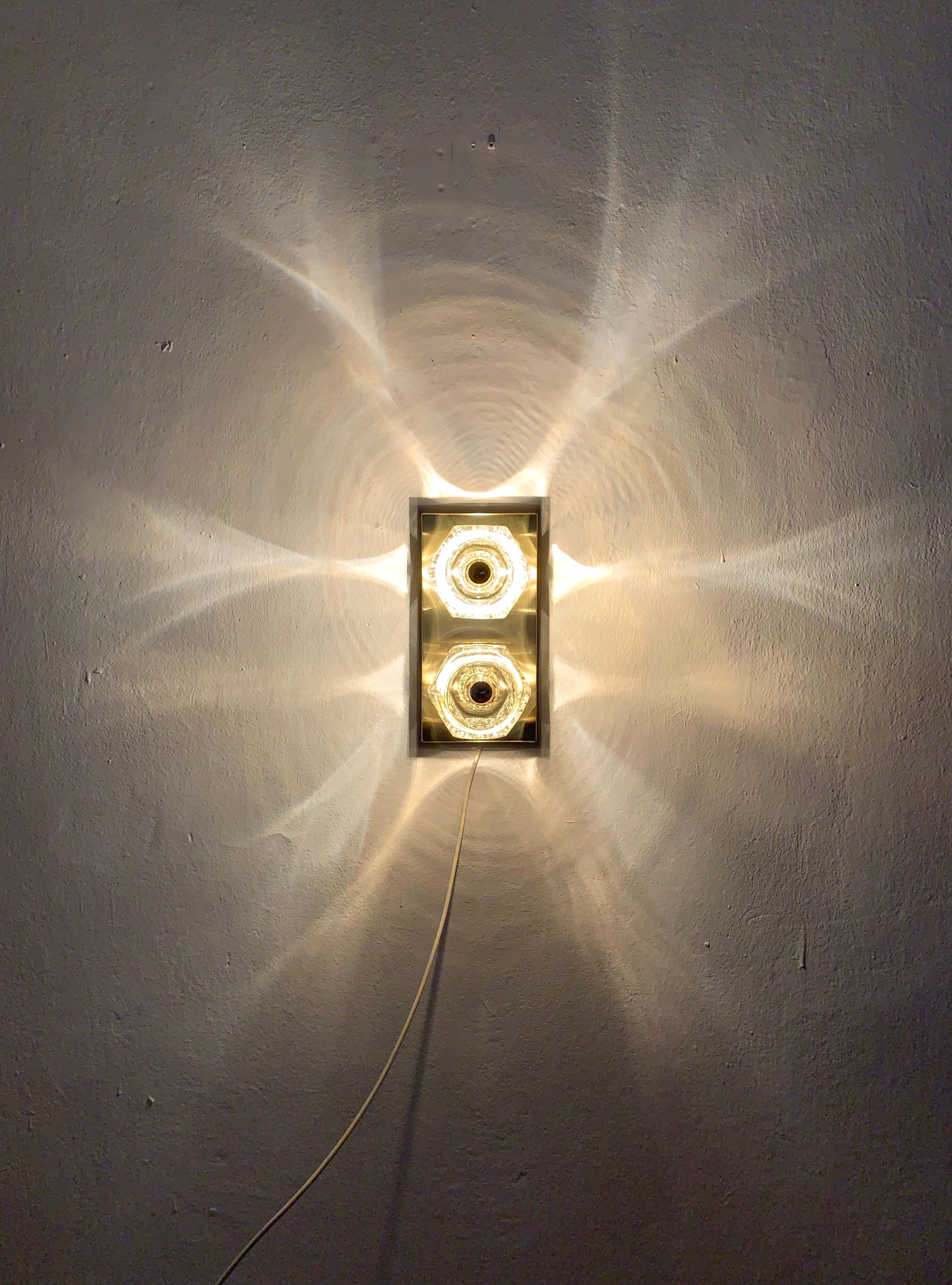 Ice Cube Wall or Ceiling Lamp by Peill and Putzler