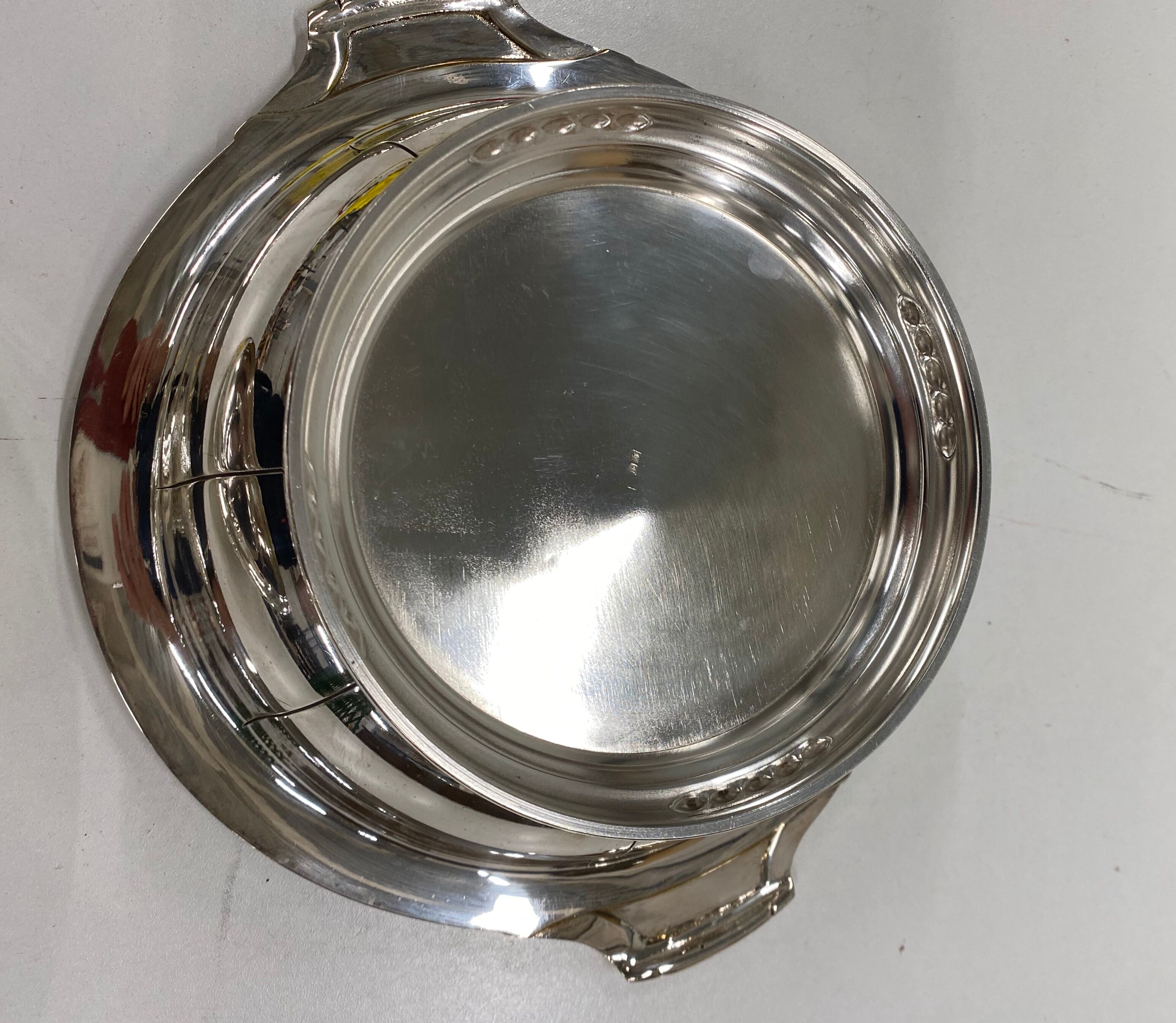 Silver metal vegetable