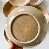 Set of 6 hollow sandstone plates