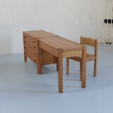 Bureau en bois d'orme certifié groupe Regain