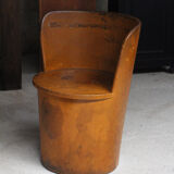 Trunk armchair Kubbstol Suede 1900