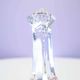 Set of 2 crystal candlesticks Orrefors