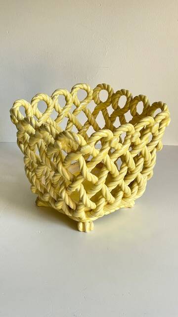 Vintage Braided Cache-Pot