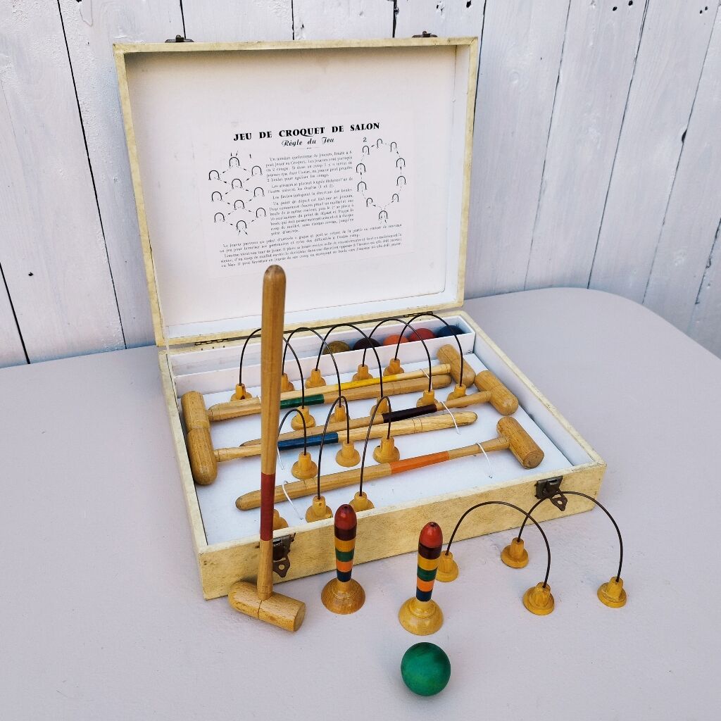 Salon croquet vintage game rachez paris