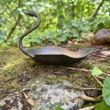 Brass swan pocket emptier