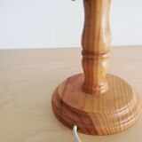1960s wooden table lamp