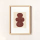 Duo of Paintings on paper • terracotta M601 and M598 • signed eawy