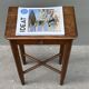 Bedside table of the 30s art deco solid wood.