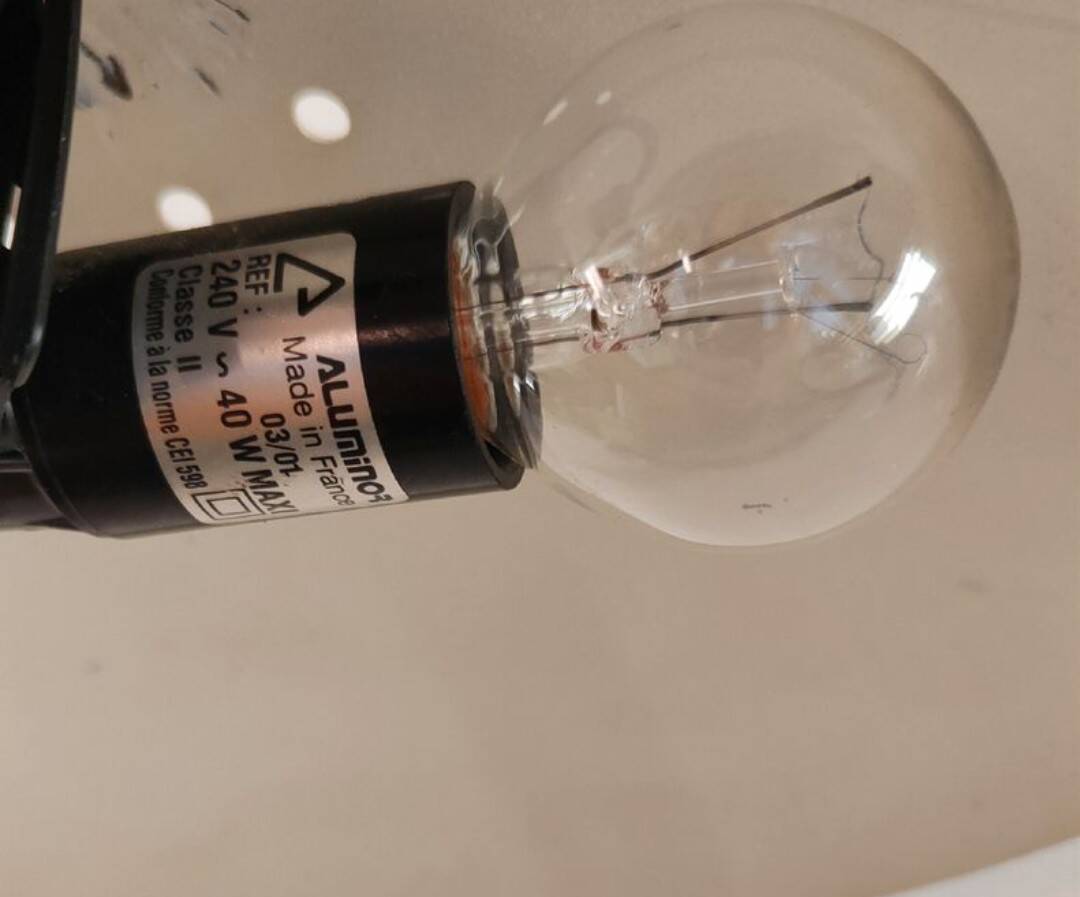 1980 aluminor lamp France