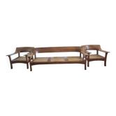 Canapé et deux fauteuils