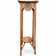 Tall Art Nouveau carved wooden side table