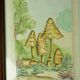 Pair of colorized mycological lithographs - Coprinus comatus, Psalliotta arvensis - 70s