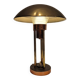 "Mushroom" table lamp, gilt brass, Claude-Paz Et Silva, Art Deco, 1930s – France