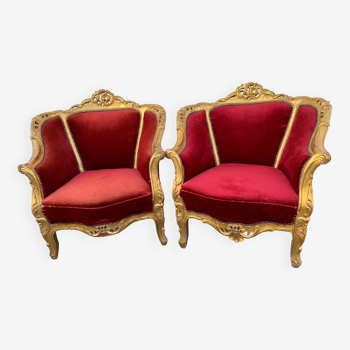 Set of two armchairs