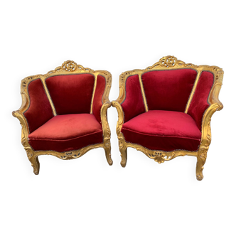 Lot de deux fauteuils