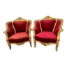 Lot de deux fauteuils
