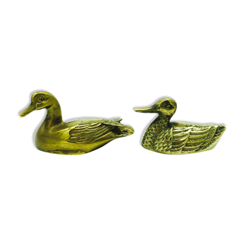 Couple of ducks brass