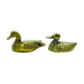 Couple of ducks brass