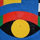 Orphism, Follower of Sonia Delaunay, Oil on panel, 67 x 46 cm