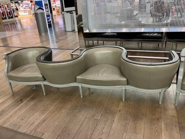 Banquette conversation - ensemble de 4 places assises
