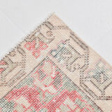 4x7 anatolian handmade vintage rug 215x138cm