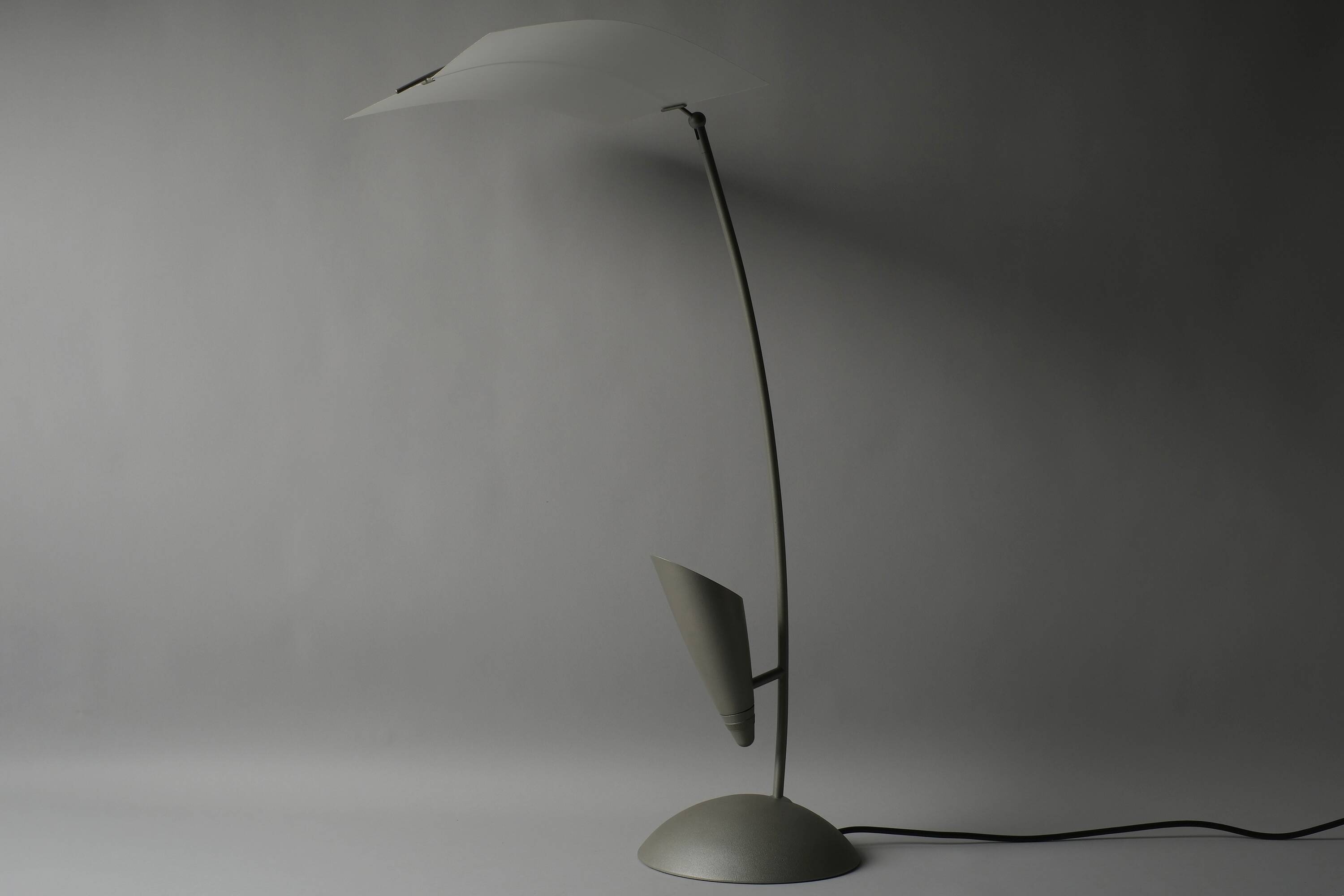 Lampe de table Rolf Benz Nuvola, acier, design sculptural, Allemagne