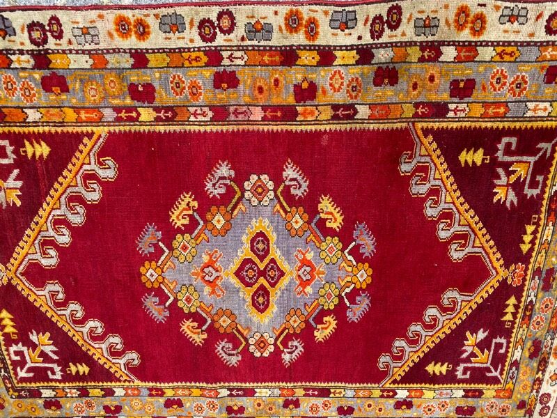 Ancient Turkish carpet Anatolia 110x145 cm