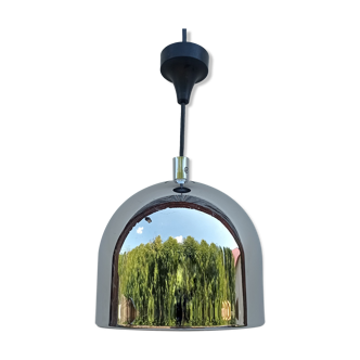 Silver pendant lamp from the 1970s, Staff Leuchten, Germany