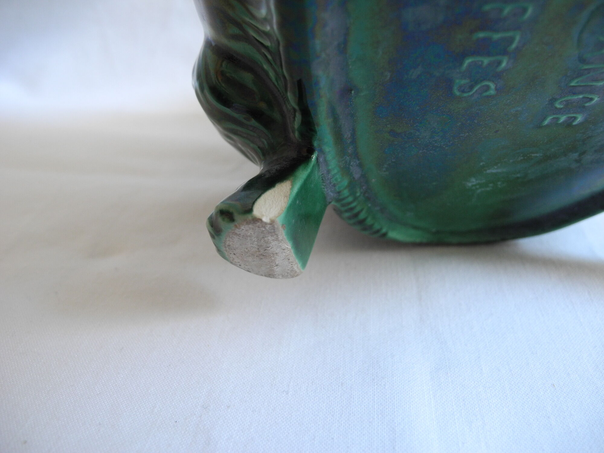 Planter claws dabdding Saint Clement french flowers pot retro deco