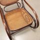 Antique rocking chair in Thonet Art Nouveau style, Austria, 20th century.