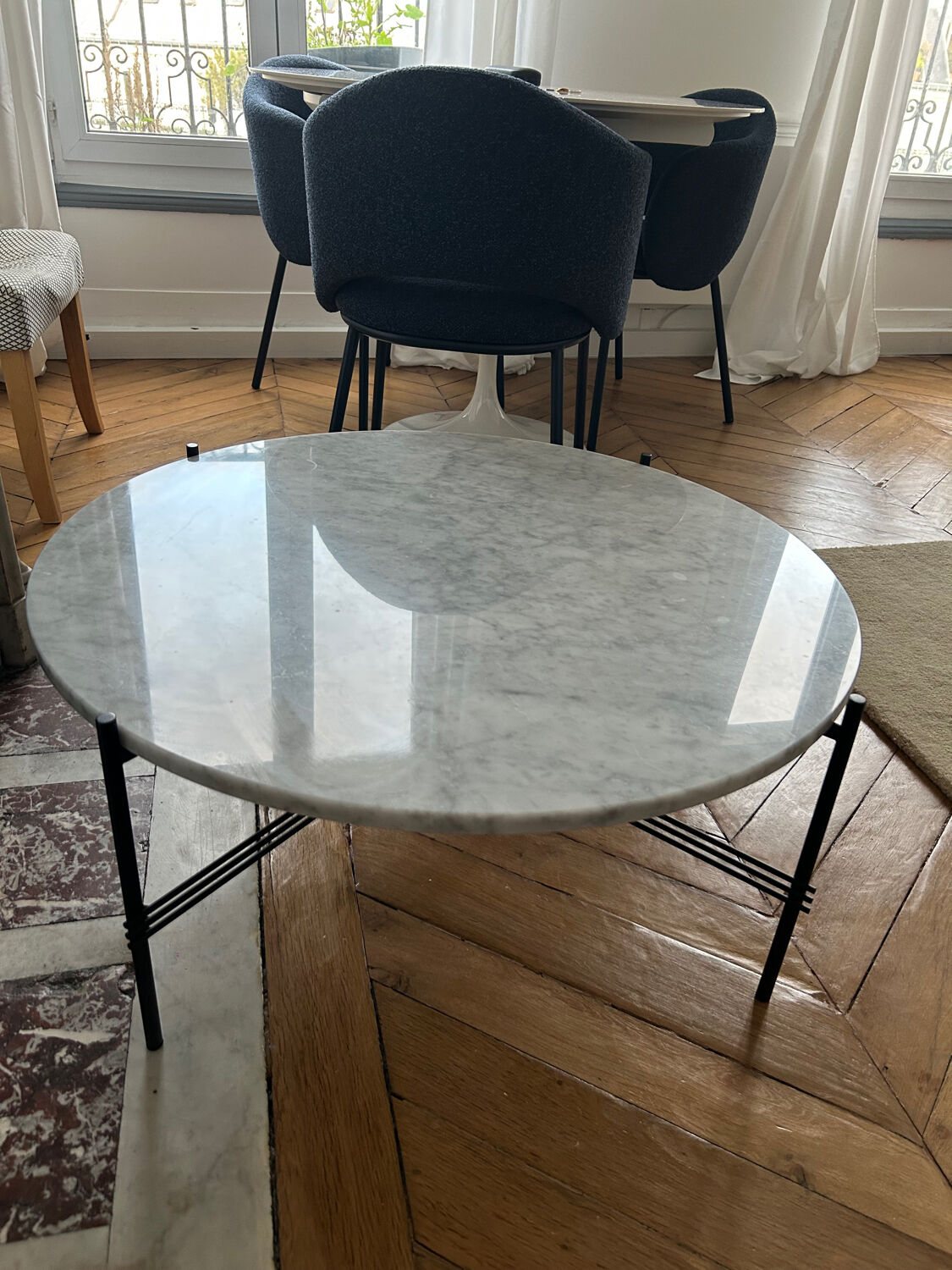 Gubi table basse marbre
