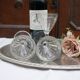 Three Art Deco wine glasses, Café Bistro Illusion